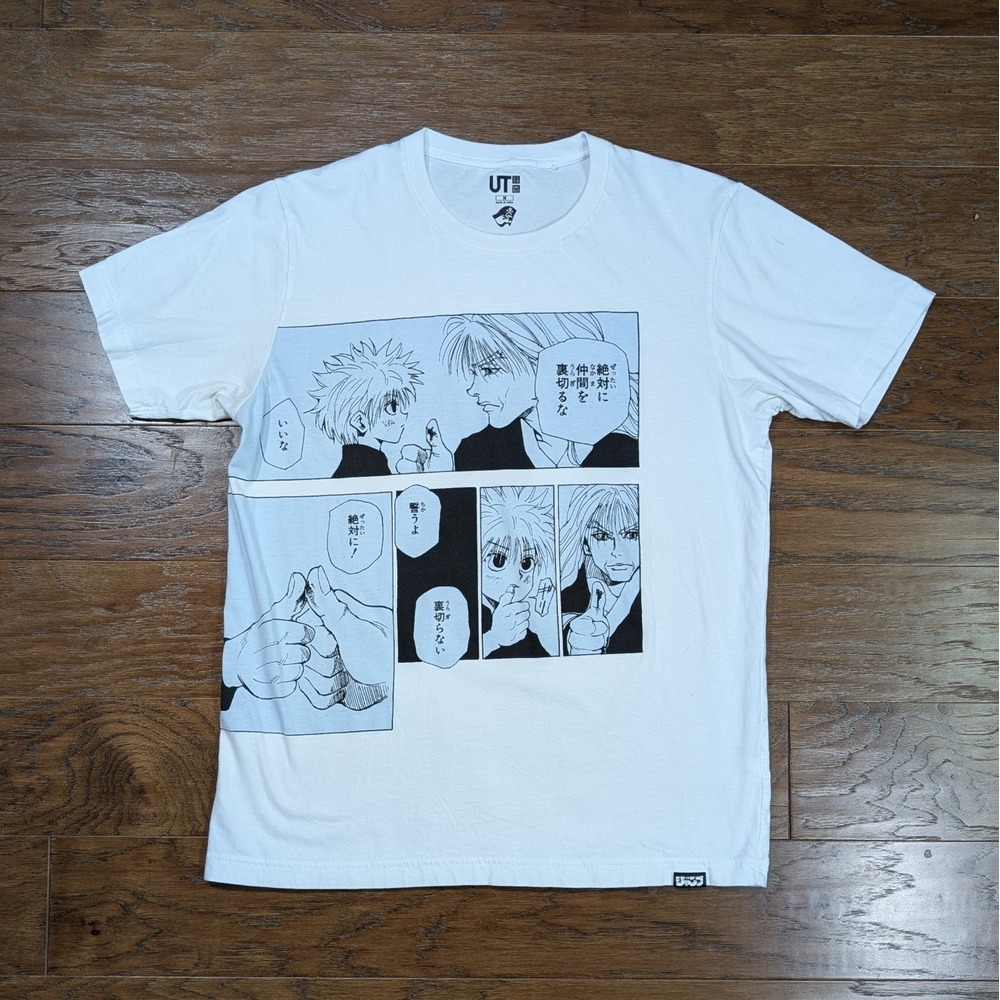 Hunter x Hunter Manga UT Uniqlo T-shirt Size Medium Jump 50th
